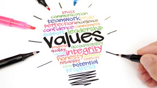 Core values and ethics