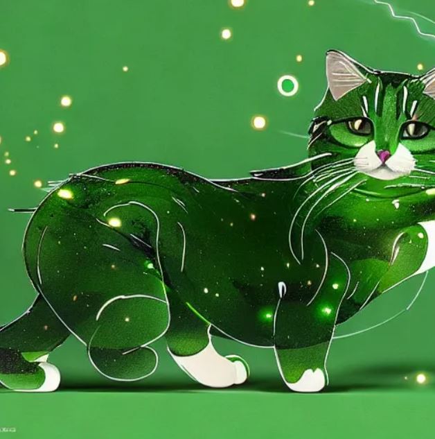 Green Cat 