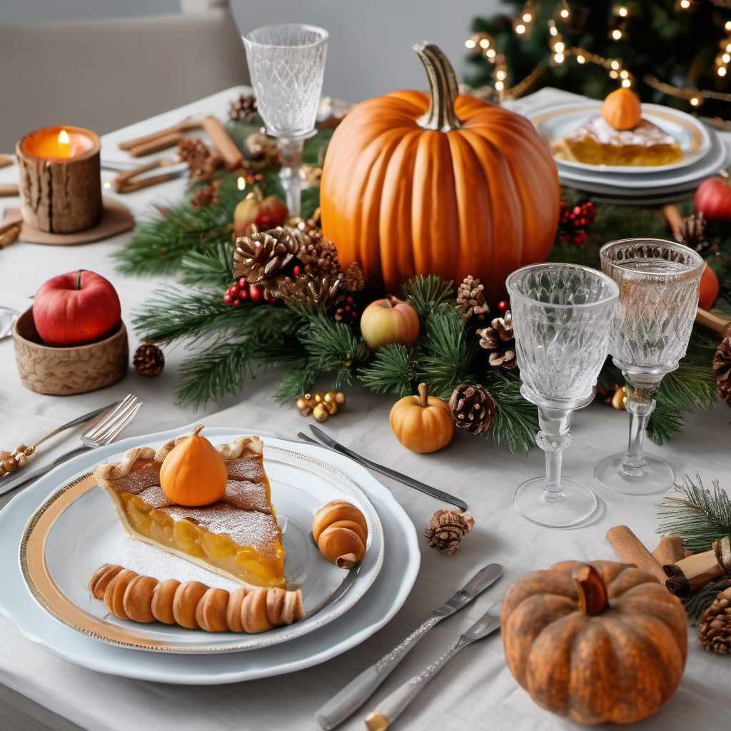 Pumpkin Pie is part of the Christmas Feast 