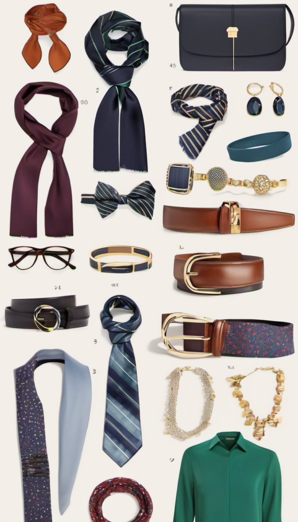 Accessories for professional dress codes and attires. 